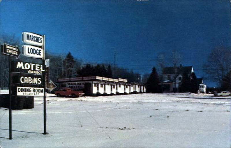 Marches Lodge - Vintage Postcard (newer photo)